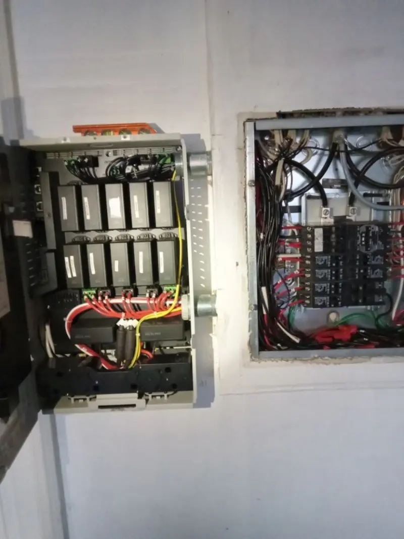 Electrical panel upgrade completed for Indoor Lighting Installation in Shepherdsville